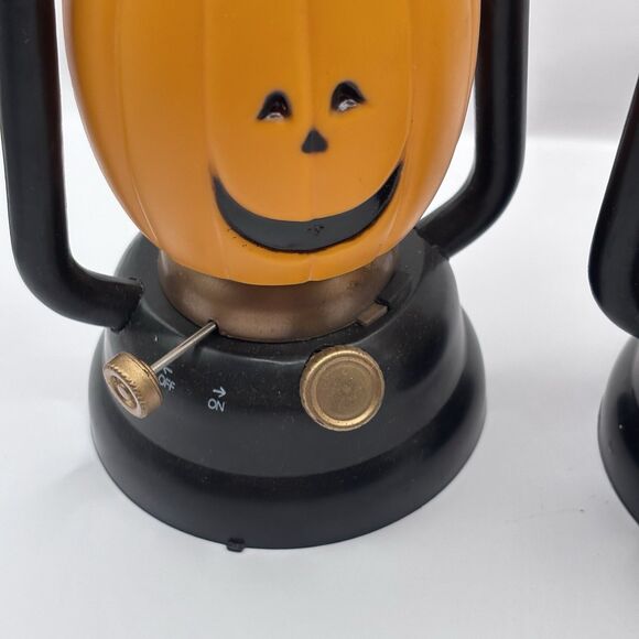 Vintage mini blow mold Jackolantern Lantern Glo-Thru untested needs batt rare 2 - Picture 5 of 11